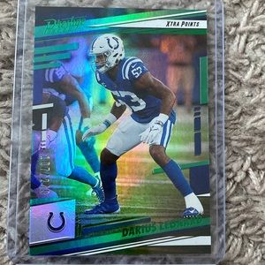 Darius Leonard, green parallel, Panini prestige football Indianapolis Colts /249